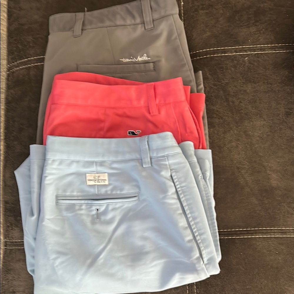 Travis Matthew's and Vineyard Vines Mens Shorts Size 34